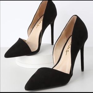 Lulus black heels “Stormi”